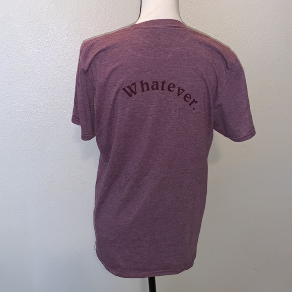 Purple passive aggressive short sleeve top - Picture 6 of 6